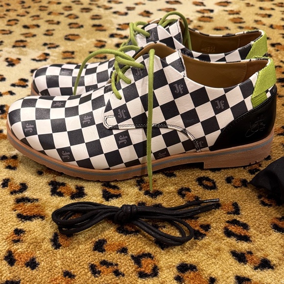 John Fluevog Checkered Men's Shoes - Picture 10 of 10